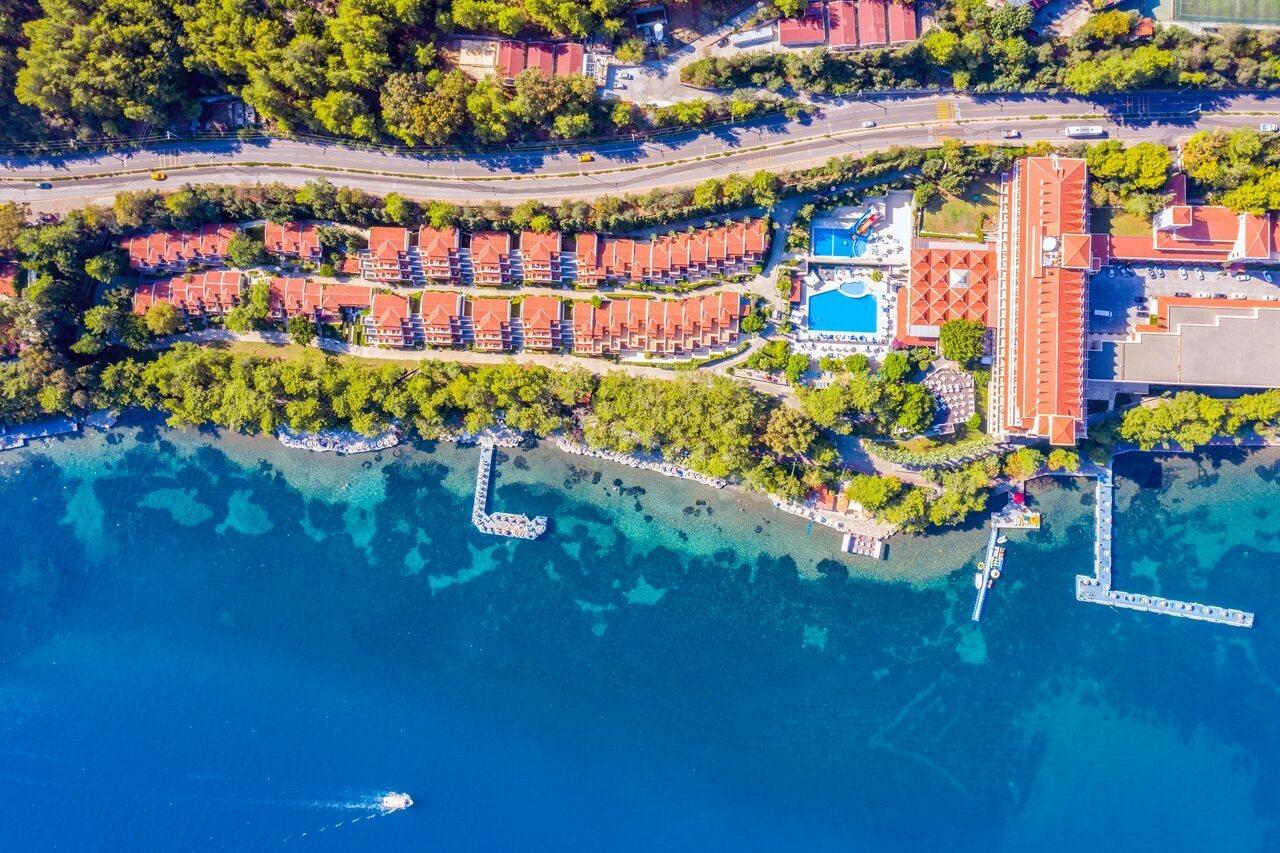 Labranda Mares Marmaris Hotel Ngoại thất bức ảnh Aerial view of the hotel